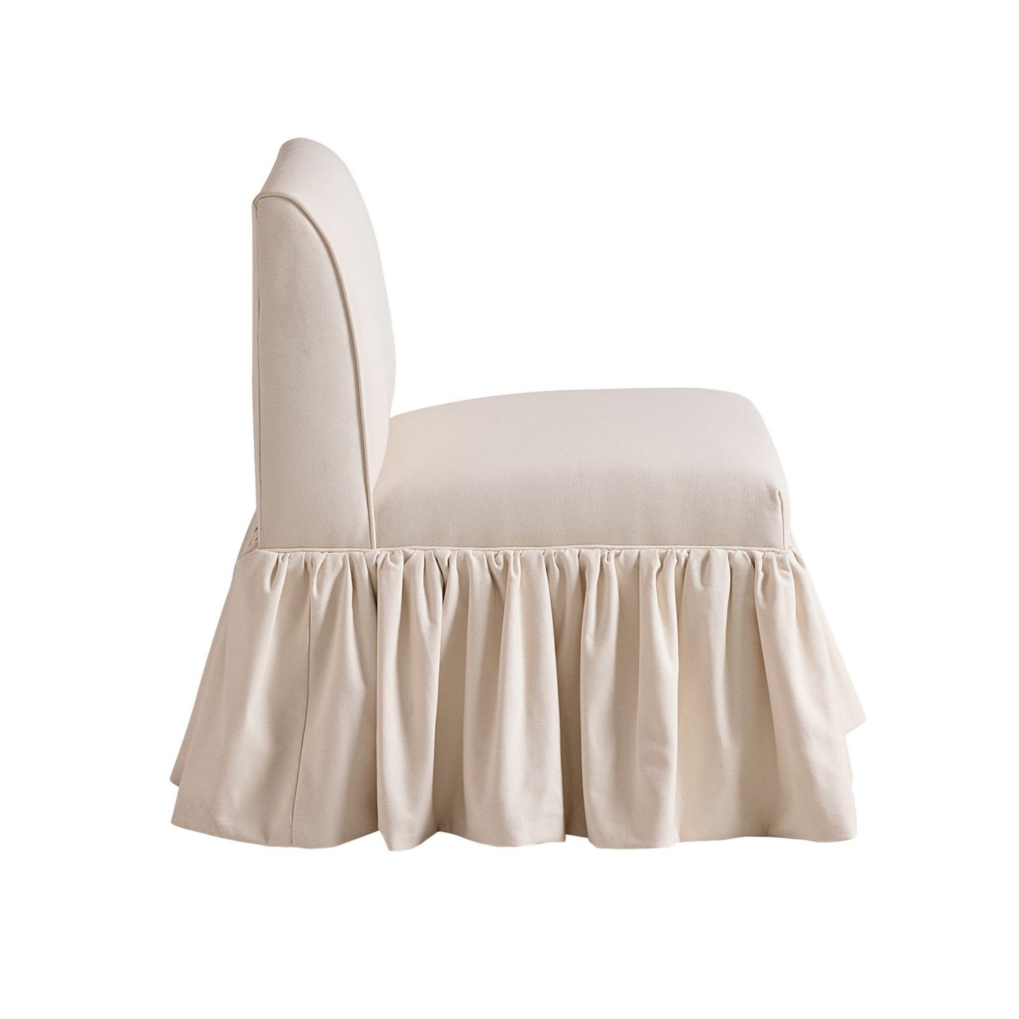 Bristol 20-Inch Bench with Ruffle Skirt