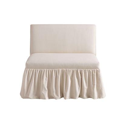 Bristol 36-Inch Bench with Ruffle Skirt