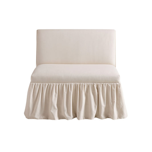 Bristol 36-Inch Bench with Ruffle Skirt