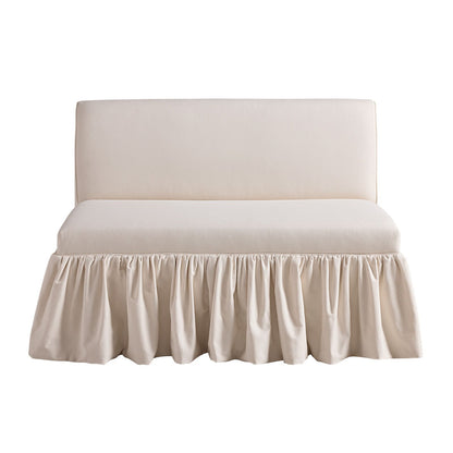 Bristol 48-Inch Bench with Ruffle Skirt