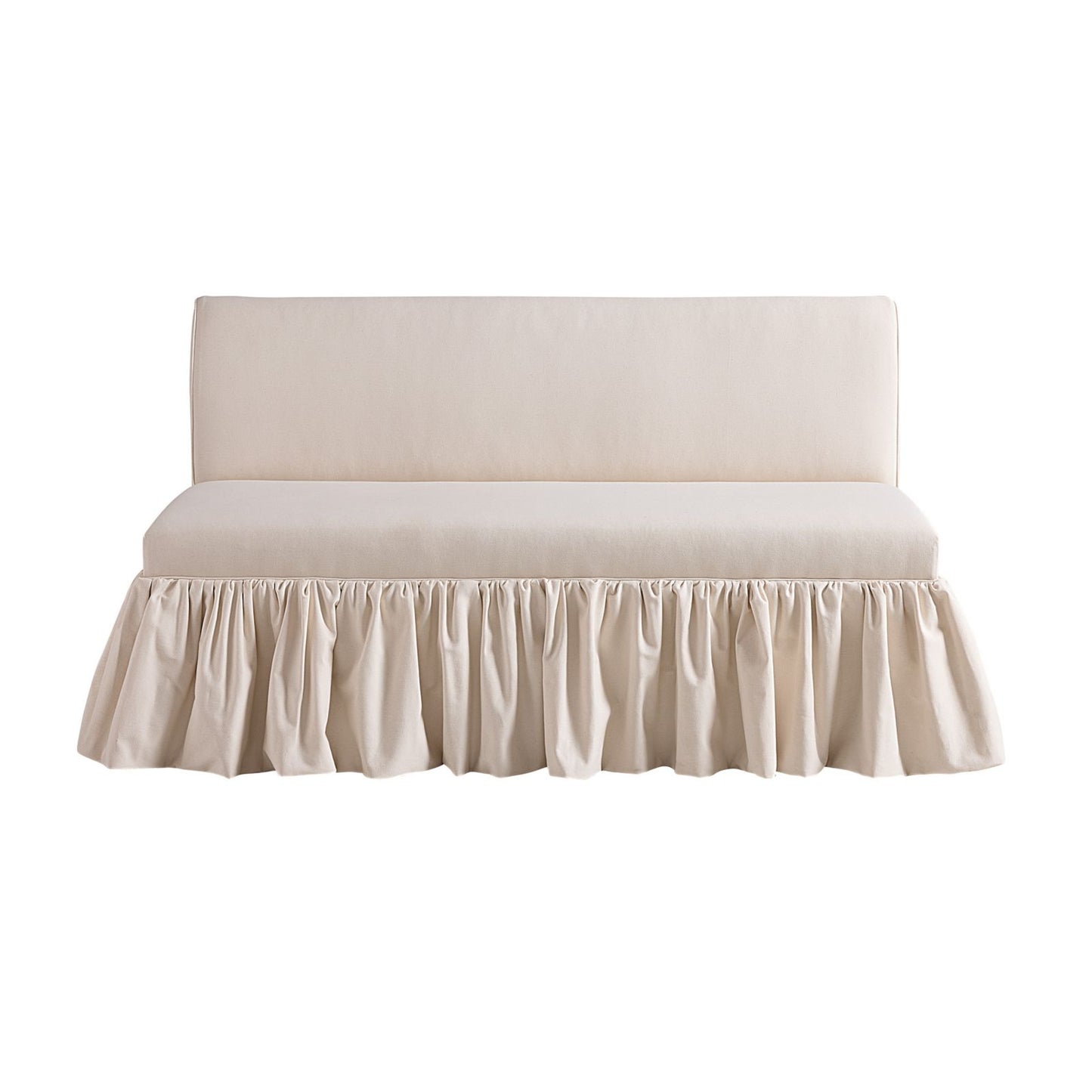Bristol 60-Inch Bench with Ruffle Skirt