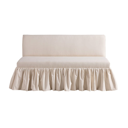 Bristol 60-Inch Bench with Ruffle Skirt