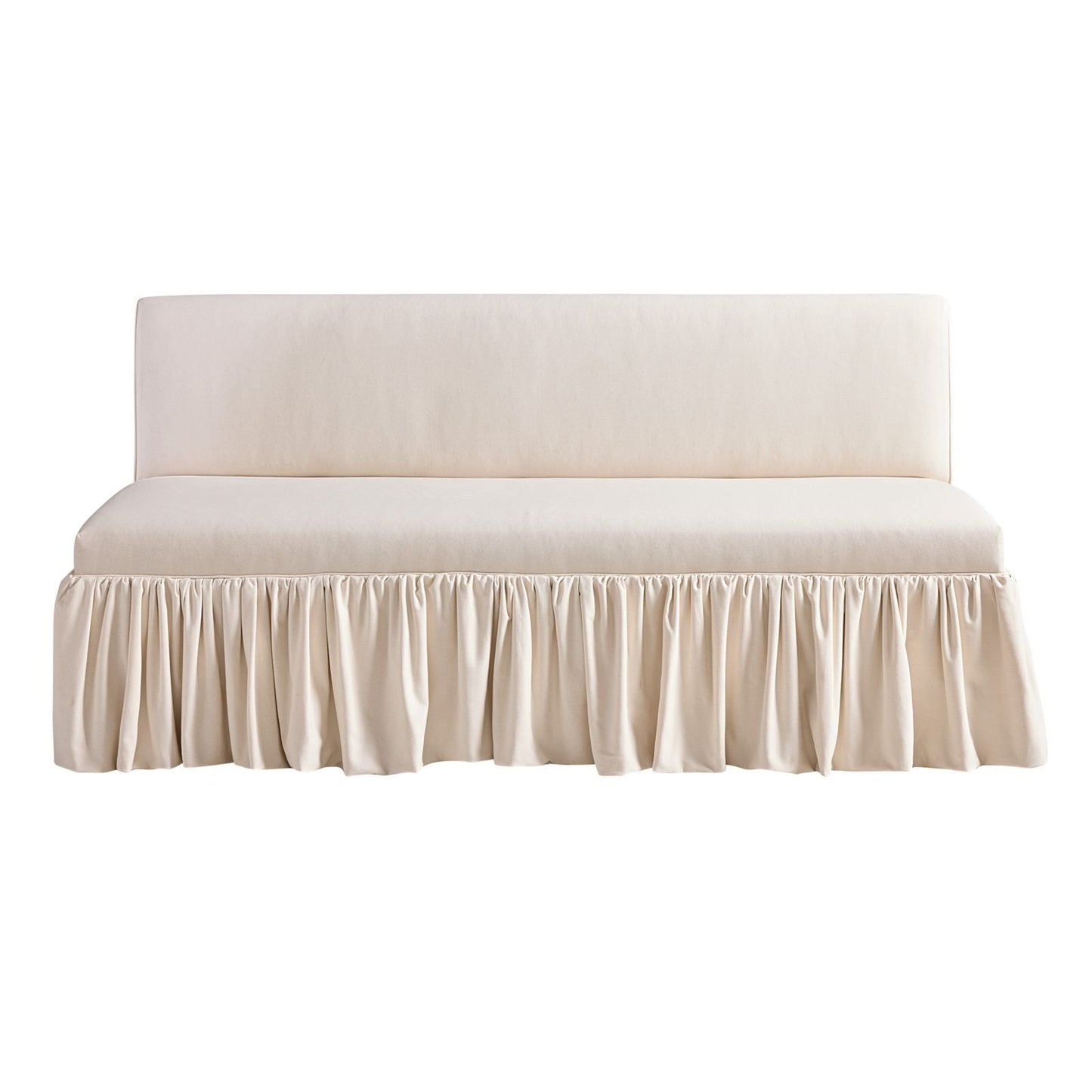Bristol 72-Inch Bench with Ruffle Skirt