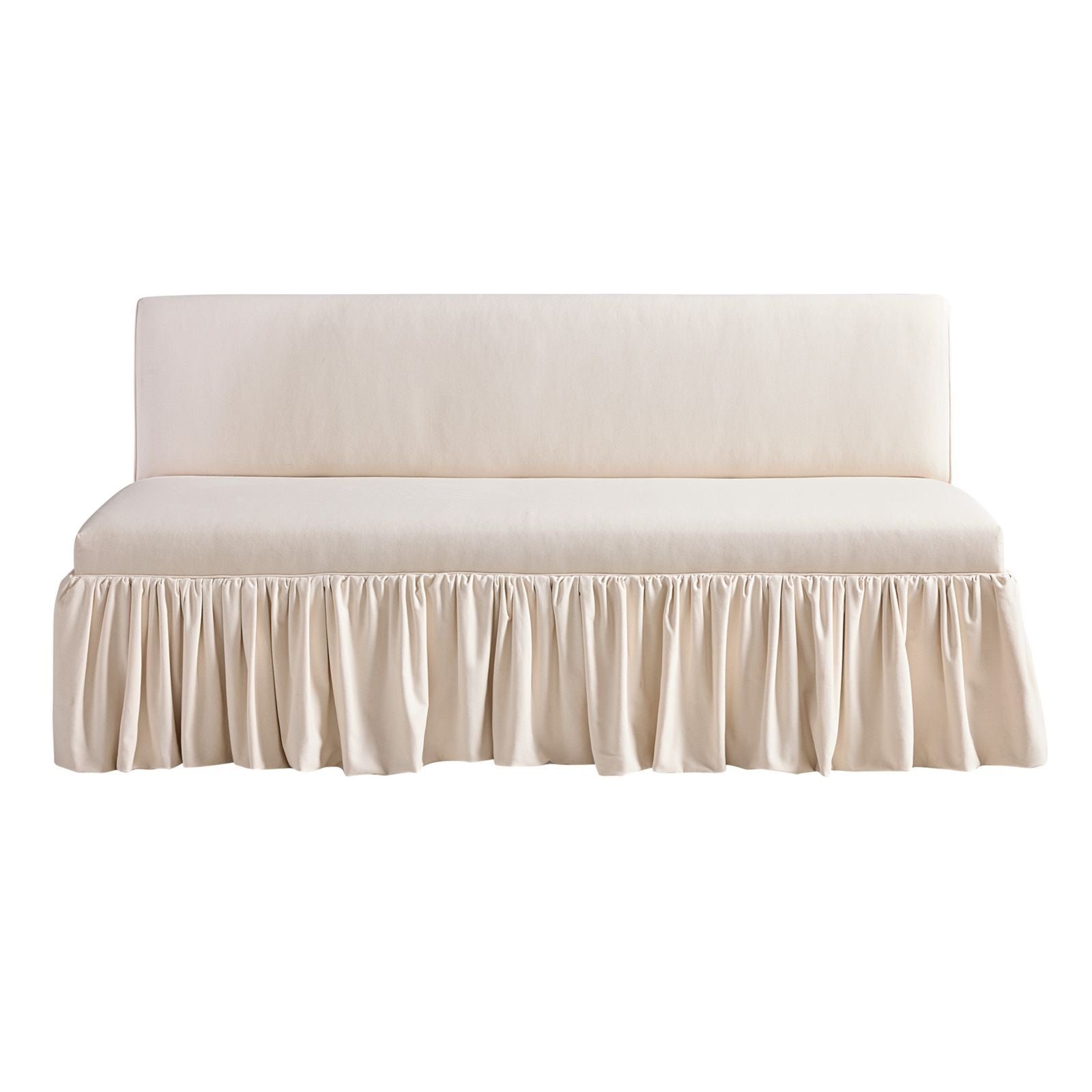 Bristol 72-Inch Bench with Ruffle Skirt