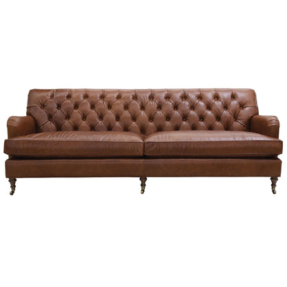 Maggie 96 Inch Leather Sofa