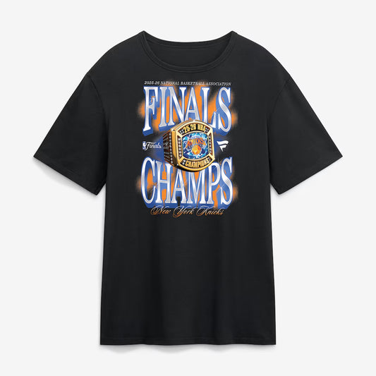 Unisex 2025-26 National Basketball Association Finals Champions Ring Graphic Shirt for Basketball Fans