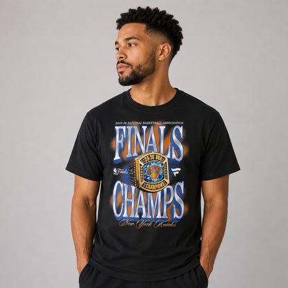 Unisex 2025-26 Basketball Finals Champions Ring Graphic Shirt for Basketball Fans