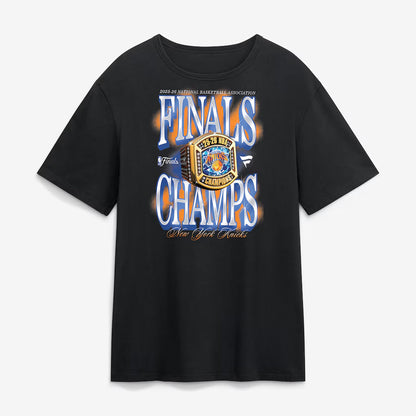 Unisex 2025-26 National Basketball Association Finals Champions Ring Graphic Shirt for Basketball Fans