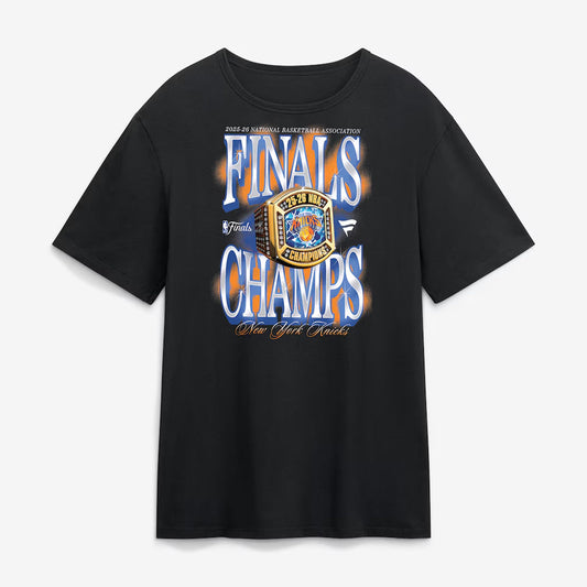 Unisex 2025-26 National Basketball Association Finals Champions Ring Graphic Shirt for Basketball Fans