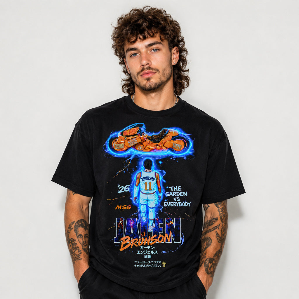 Unisex Game Five Motorcycle Basketball Graphic Shirt