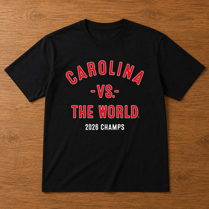Unisex Hockey vs. The World Champions Graphic Shirt for Hockey Fans