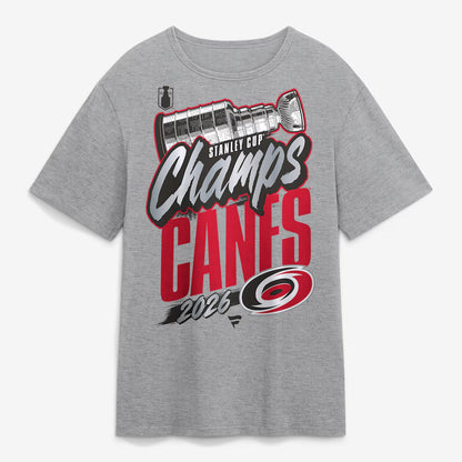 Unisex Gray Hockey Champions Locker Room Graphic Shirt for Hockey Fans