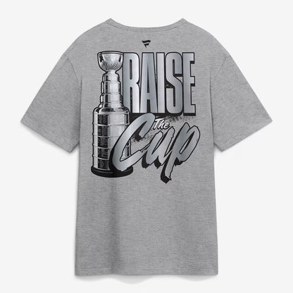 Unisex Gray Hockey Champions Locker Room Graphic Shirt for Hockey Fans