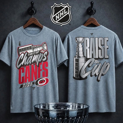 Unisex Gray Hockey Champions Locker Room Graphic Shirt for Hockey Fans