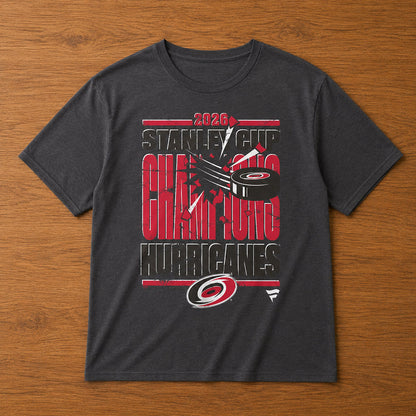 Unisex Heather Charcoal Hockey Champions Tri-Blend Graphic Shirt for Hockey Fans