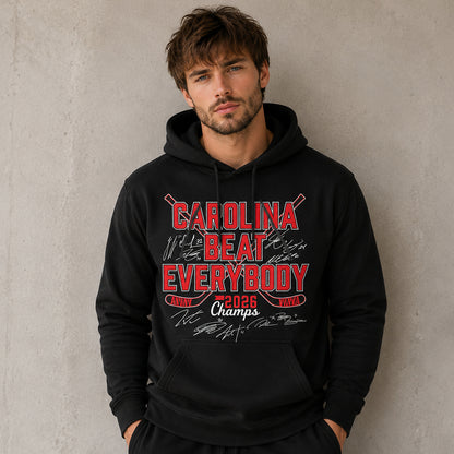 Unisex Hockey Beat Everybody Champions Graphic Shirt for Hockey Fans