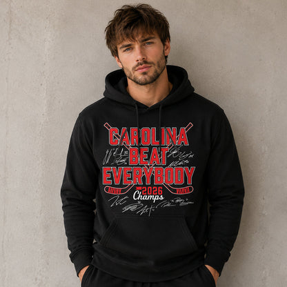 Unisex Hockey Beat Everybody Champions Graphic Shirt for Hockey Fans