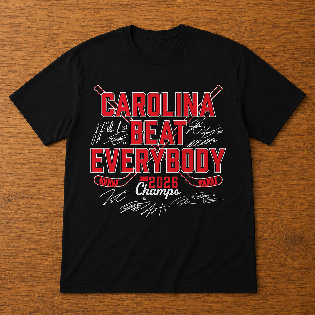 Unisex Hockey Beat Everybody Champions Graphic Shirt for Hockey Fans