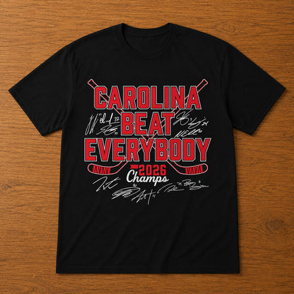 Unisex Hockey Beat Everybody Champions Graphic Shirt for Hockey Fans