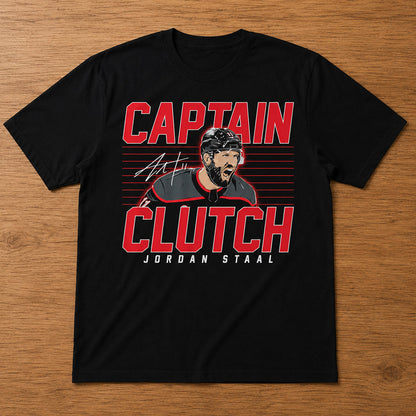 Unisex Captain Clutch Hockey Graphic Shirt