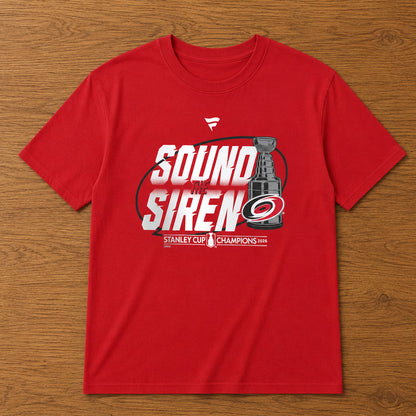 Unisex Red Hockey Champions Parade Graphic Shirt for Hockey Fans