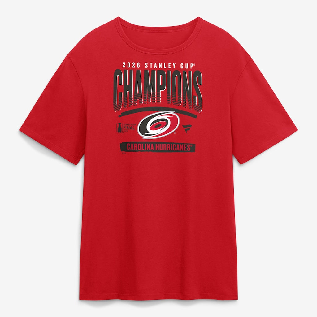 Unisex Red Hockey Champions Signature Roster Graphic Shirt for Hockey Fans