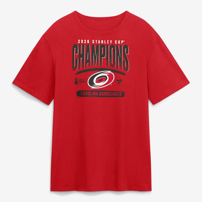 Unisex Red Hockey Champions Signature Roster Graphic Shirt for Hockey Fans