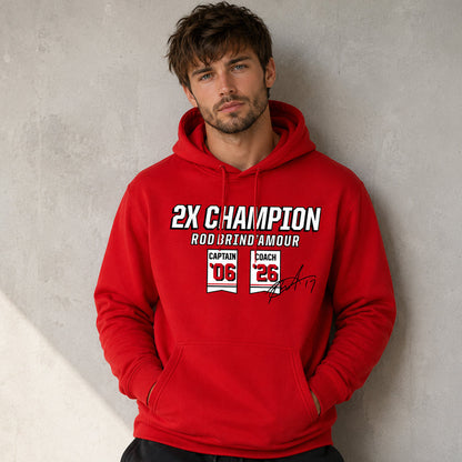 Unisex Two-Time Champion Graphic Shirt for Hockey Fans