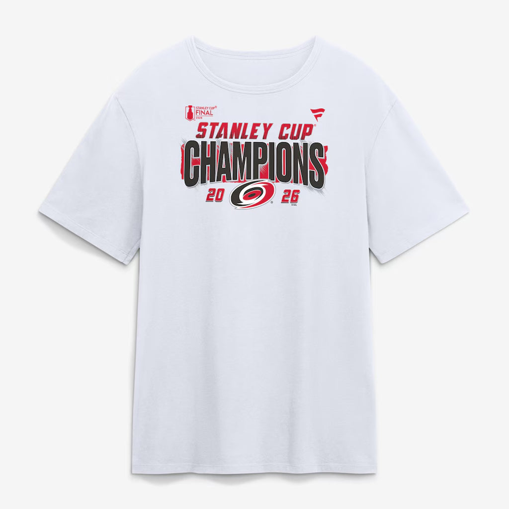 Unisex White Hockey Champions Roster Jersey Graphic T-Shirt for Hockey Fans