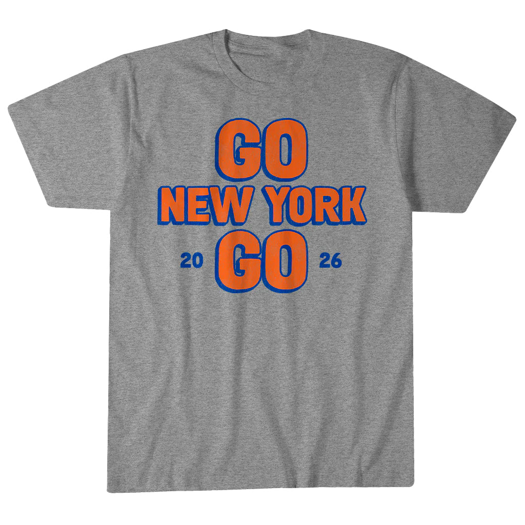 Unisex Go New York Go 2026 Graphic Shirt for Basketball Fans
