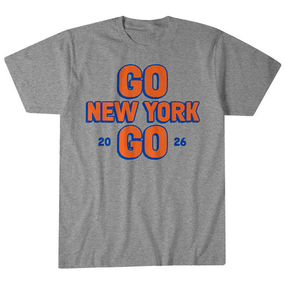 Unisex Go New York Go 2026 Graphic Shirt for Basketball Fans