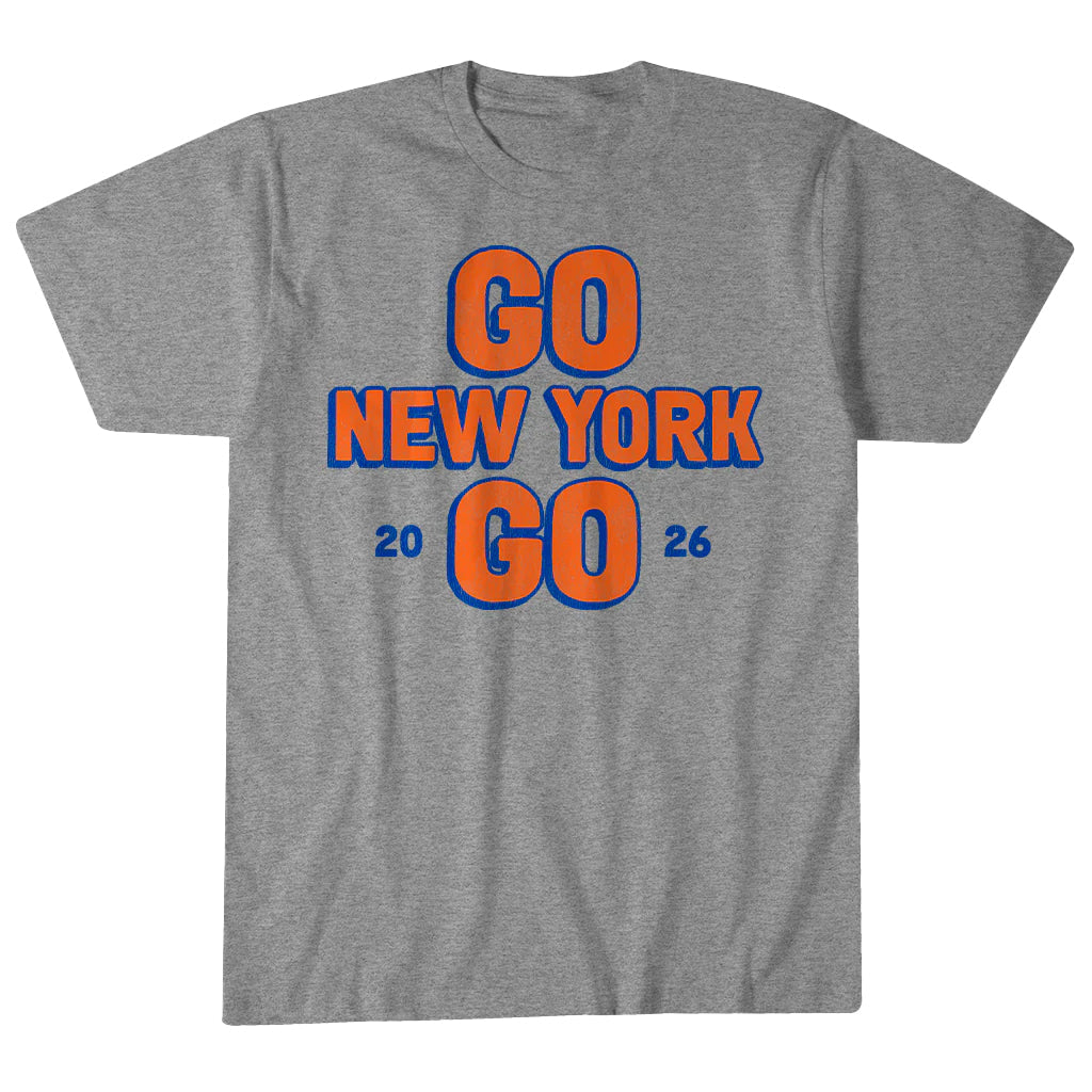 Unisex Go New York Go 2026 Graphic Shirt for Basketball Fans