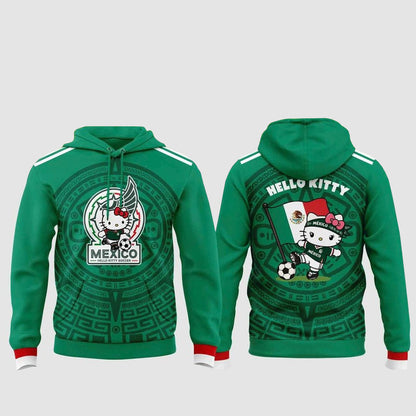 Unisex Mexico Soccer Cute Character Night Graphic Shirt for Soccer Fans