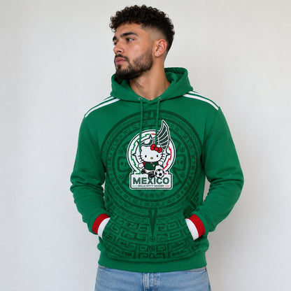 Unisex Mexico Soccer Cute Character Night Graphic Shirt for Soccer Fans