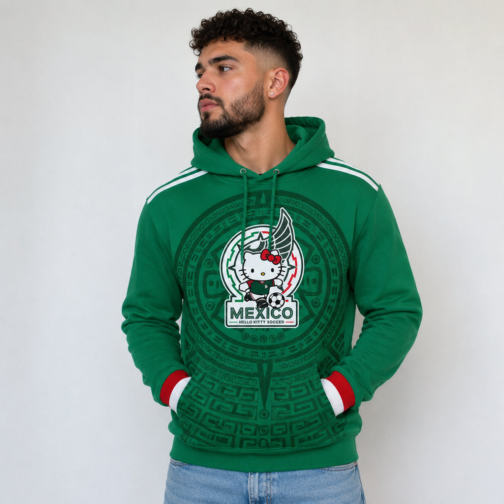 Unisex Mexico Soccer Cute Character Night Graphic Shirt for Soccer Fans