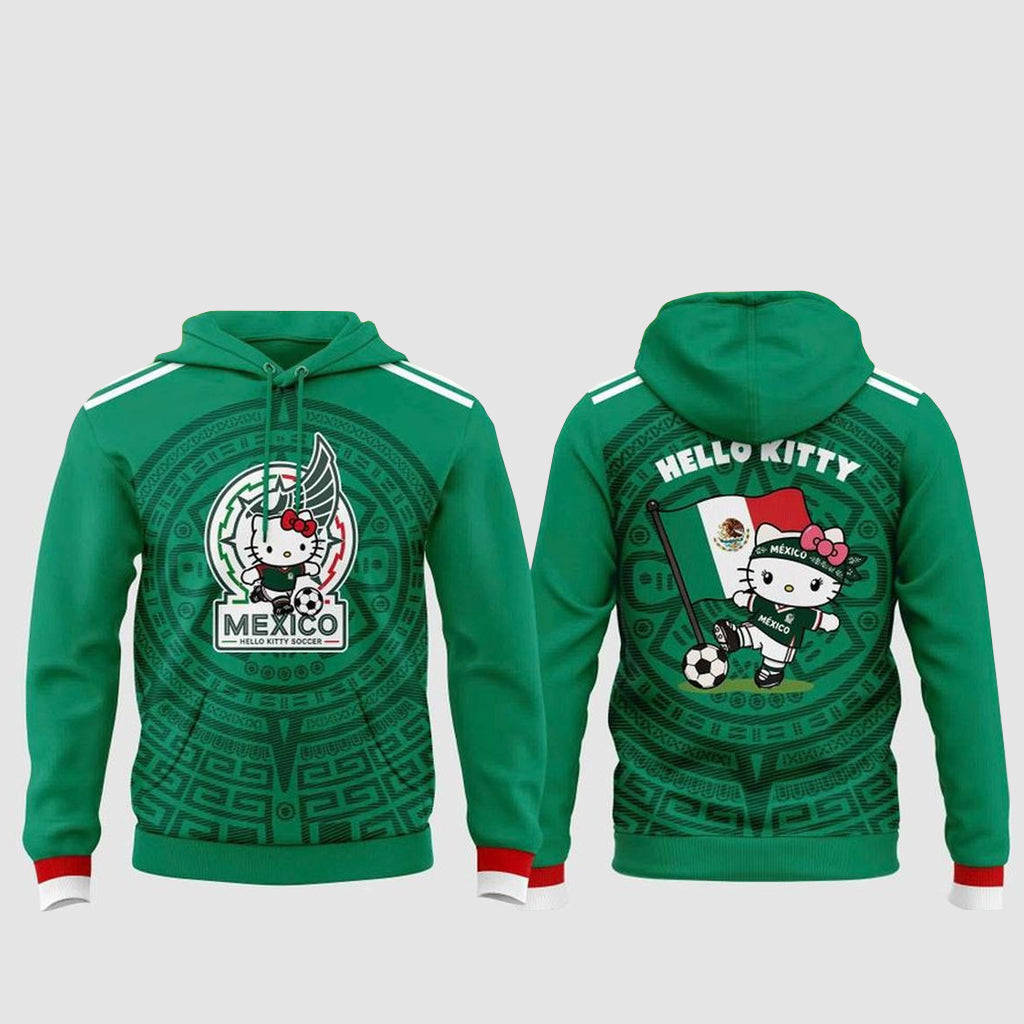 Unisex Mexico Soccer Cute Character Night Graphic Shirt for Soccer Fans