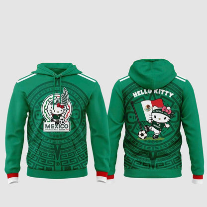 Unisex Mexico Soccer Cute Character Night Graphic Shirt for Soccer Fans