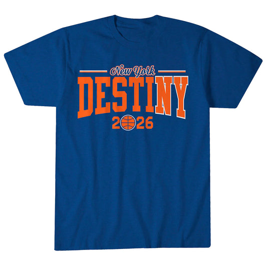 Unisex New York Destiny 2026 Graphic Shirt for Basketball Fans