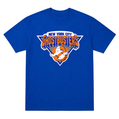 Unisex New York Knicks 2026 Championship Victory New York City Ghostbusters Graphic Shirt for Basketball Fans