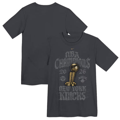 Unisex New York Knicks 2026 Finals Champions Locker Room Graphic Shirt for Basketball Fans