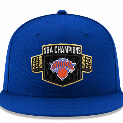 Unisex City Basketball Blue 2026 Finals Champions Locker Room Graphic Hat for Basketball Fans