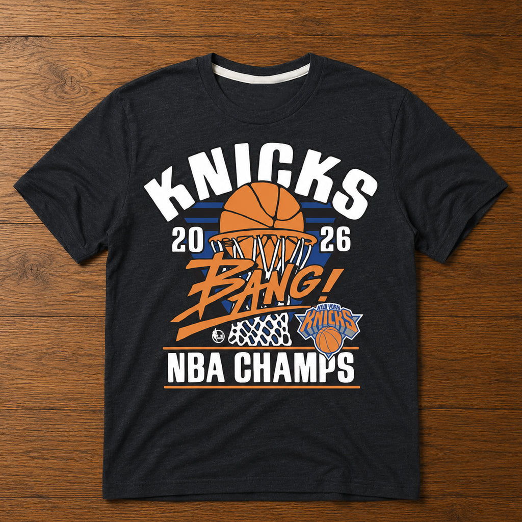 Unisex City Basketball Charcoal 2026 Finals Champions Bang! Tri-Blend Graphic Shirt for Basketball Fans