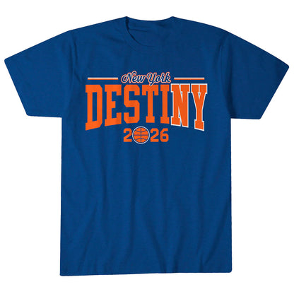 Unisex New York Knicks Destiny 2026 Graphic Shirt for Basketball Fans