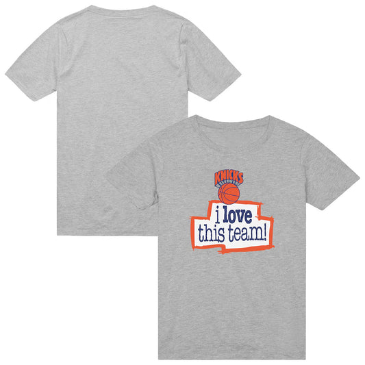 Unisex New York Knicks I Love This Team Graphic Shirt for Basketball Fans