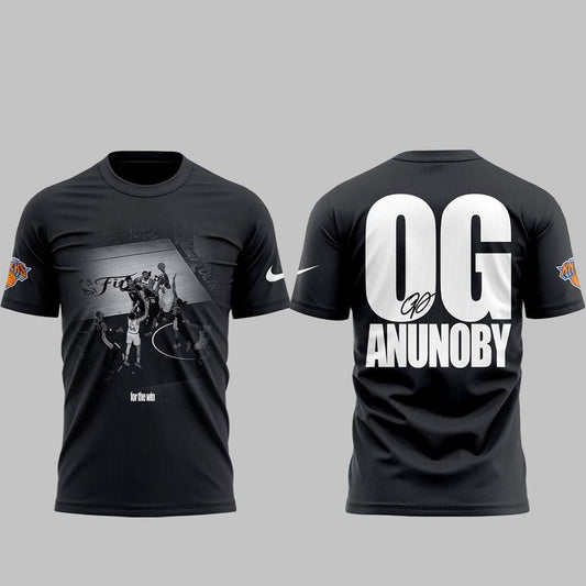 Unisex New York Knicks OG Anunoby 2026 For The Win Graphic Shirt for Basketball Fans