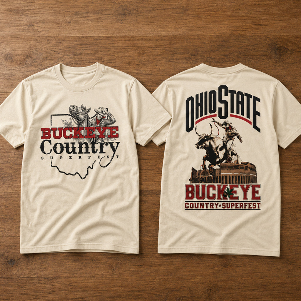 Unisex 2026 Country Festival College Sports Graphic Shirt