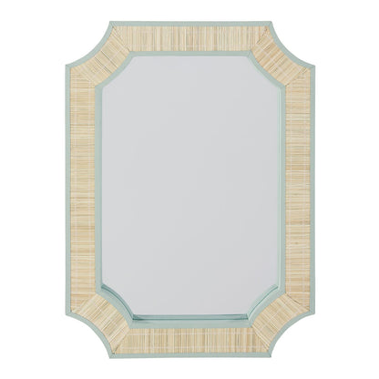 Clipped Corners Woven Mirror
