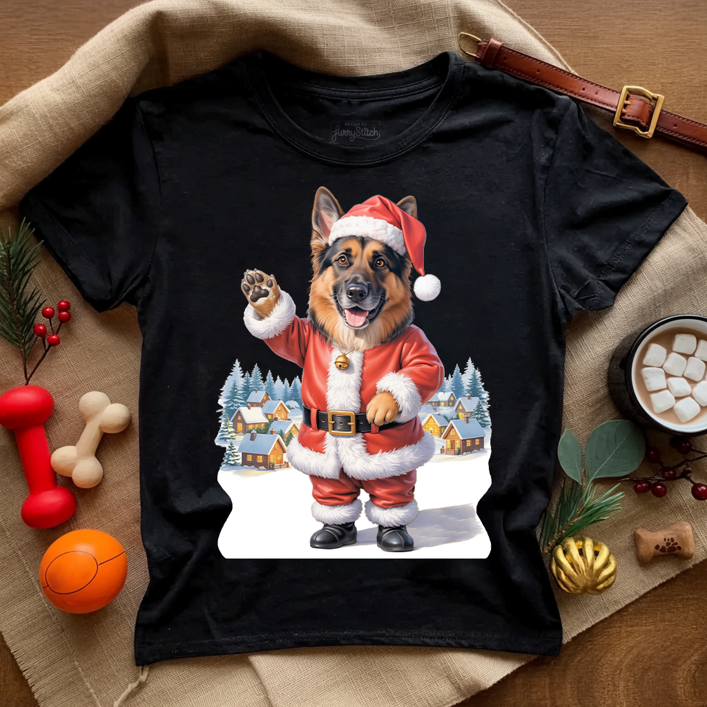 Santa Shepherd T-shirt
