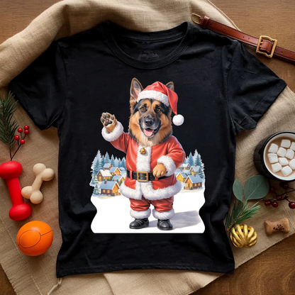 Santa Shepherd T-shirt