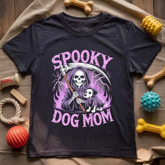 Spooky Dog Mom T-shirt